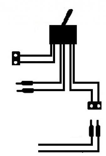 SW-3 Modelit Double Pole Switch with Connector Leads